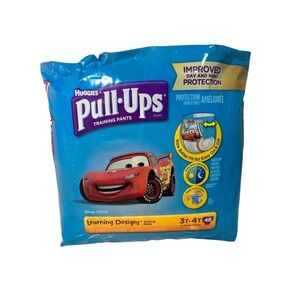 Huggies Pull-Ups Training Pants 3T-4T 48ct Disney‎ Cars McQueen HTF Rare